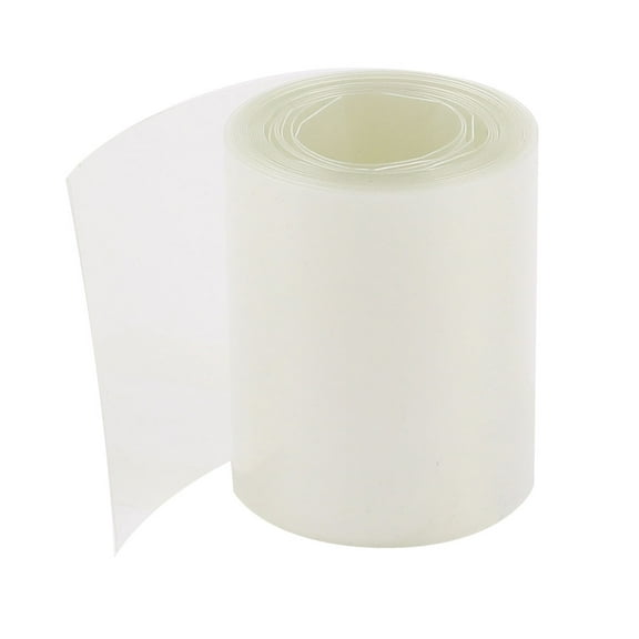 50mm Width Heat Shrink Tubing Clear 2Meters for 2 x 18650 Batteries