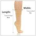 thumbnail image 6 of Basico Lightweight Slouchy socks for women | Beige Slouch Socks for Girls | Scrunch Socks | (6PK, Shoe Size 5-9 1/2), 6 of 6