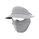 thumbnail image 1 of Máscaras de ciclismo únicas con diseño de ala, cubrecuello, a prueba de viento, protección solar | Gris oscuro, 1 of 6