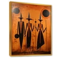thumbnail image 2 of Designart "African Freedom Dream Art" People Framed Wall Art - Global Orange African American Art Entryway Framed Wall Art, 2 of 6