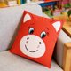 thumbnail image 4 of 17.72 IN/1.48 FT Simulated Cute Pet Animals Pillow Cover Happy Horse Year Mascots Crying Horse Pillow Cover Cute Plushs Zodiacs Horse Pillow, 4 of 6