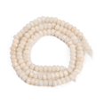 thumbnail image 4 of Natural White Jade Beads Strands PapayaWhip 4~4.5x3mm Hole: 1mm about 112~121pcs/strand 13.54''~13.98''(34.4~35.5cm), 4 of 5