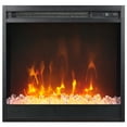 thumbnail image 4 of Evelyn&Zoe Granger Rectangular TV Stand with Crystal Fireplace for TV's up to 65", Charcoal Gray, 4 of 11