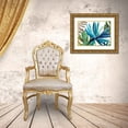 thumbnail image 3 of Jensen, Asia 24x19 Gold Ornate Wood Framed with Double Matting Museum Art Print Titled - Tropic Sway I, 3 of 4