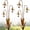 2pcs, variant on GliJian Triple Bluebells Garden Stake with Bell, Rustic Flower Yard Art Decor, Weather Resistant Outdoor Ornament, Handmade Floral Garden Decoration