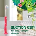 thumbnail image 2 of Cepillo de dientes GUM Monsterz cerdas suaves con ventosa, paquete de 6, 2 of 8