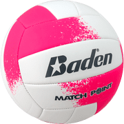 Baden Match Point Official Size Recreational Volleyball - Neon Pink/White