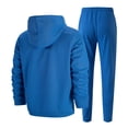 thumbnail image 6 of Admvng Two Piece Sets for Men Winter Casual Solid Long Sleeve Hooded Collar Sweatshirt Set, Size S-3XL, 6 of 7