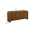 thumbnail image 3 of Waterflute Sideboard Cabinet in Walnut, 3 of 10