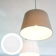thumbnail image 2 of Round Acrylic Ceiling Light With Flat Panel Design For Bedroom Led Flush Mount Fixture With Plastic Lampshade White, 2 of 6
