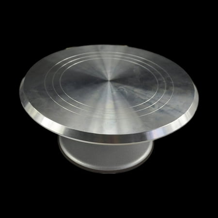 Base Plant Stand - FASHCOOL Round Rotating Cake Platform Stainless Steel Cake Swivel Plate With Silicone Base Durable Revolving Decoration Stand DEALS for 2018