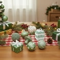 thumbnail image 4 of AZXY Christmas Balls, Christmas Tree Balls, Christmas Ornaments Balls, Christmas Decorations Balls, In/Outdoor Christmas Balls, A Set of 8 Light Green Christmas Balls for Christmas, 4 of 7
