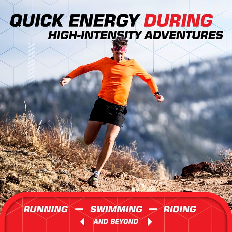CLIF BLOKS Energy Chews - Orange Flavor, Caffeine - Non-GMO, Plant
