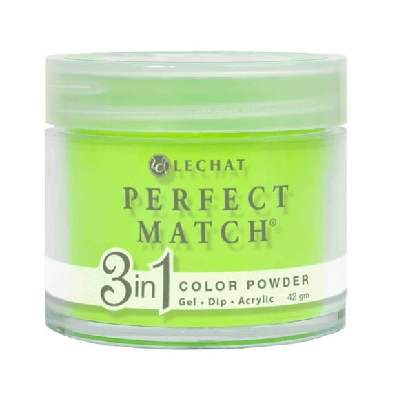 LECHAT Perfect Match 3in1 Dip Powder - Flashback, Green, 1.48 ounces
