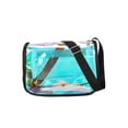 thumbnail image 1 of Bolso Hombro Transparente Con Láser Bolso Bandolera Con PVC Informal (Negro), 1 of 9