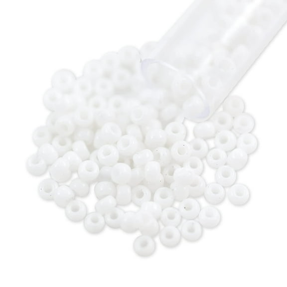 Miyuki Round Rocaille Seed Bead 8/0 Opaque White