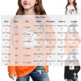 thumbnail image 3 of WAVSUF Girls Halloween Sweatshirts, Long Sleeve Loose Fit Crew Neck Winter Festive Casual Pullover Black 9, 3 of 6
