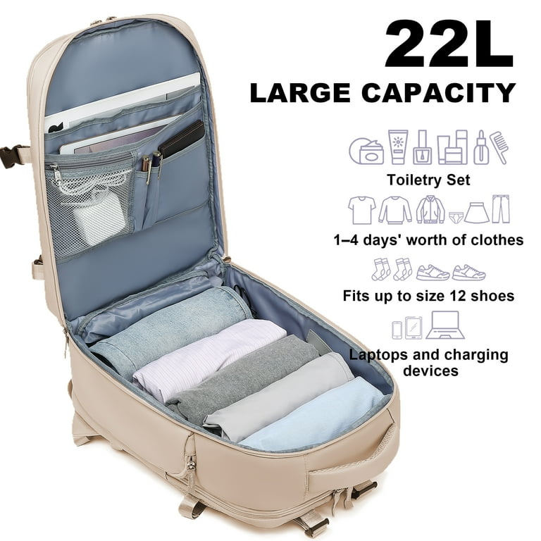 Airbag Travel Lightweight Compression Backpack - Beige, Space-Saving Travel  Bag, Hand-Air Release Design (Air Pump Not Included) Lightweight Backpack -  3 Beige(air Pump Not Included In New