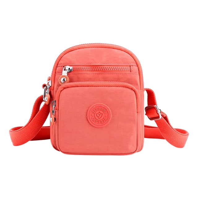 Fiudx Bolso de Hombro de Nailon, Material Impermeable con Lavado Vintage, Gran Capacidad, Diseño Multicompartimento, Correa Extraíble, Ideal para Viajes de Trabajo Informales, Ideal Como Regalo para