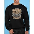 thumbnail image 2 of Kickboxing Free Fight Sweatshirt Men -Image by Shutterstock, Male Medium, 2 of 4
