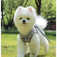thumbnail image 2 of Conjunto de arnés y correa para gatos y cachorros, arneses ajustables para perros pequeños al aire libre de malla a cuadros, seguridad a prueba de escape, chaleco reflectante para perros, 2 of 8