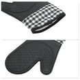 thumbnail image 3 of Unique Bargains 1 Pc Heat-insulating Oven Mitts for Kitchen Black, 3 of 5