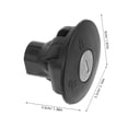 thumbnail image 2 of LIFKOME Automotive Oil Tank Gas Tank Cap Locking Gas Cap Plastic Black 1Pcs for Daily Use, 2 of 8