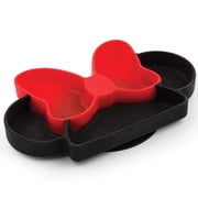 Bumkins Baby and Toddler, Disney Minnie Mouse Silicone Grip Dish, Kids Plate for Ages 6 months+