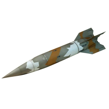 DIY Kit V1 and V2 Missiles Paper Model Kit Set Unassembled DIY Military Collectibles