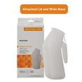 thumbnail image 6 of McKesson Male Urinal with Cover, 32 oz. Capacity, White Lightweight Plastic, 6 Ct, 6 of 10
