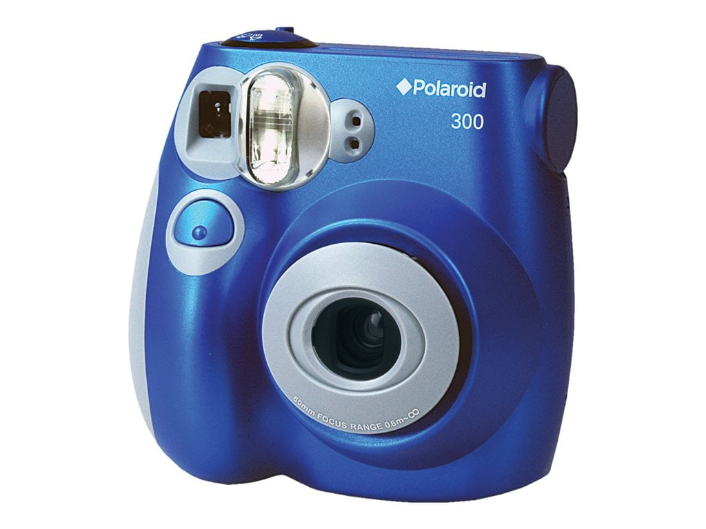 Polaroid 300 Instant camera lens 60 mm blue
