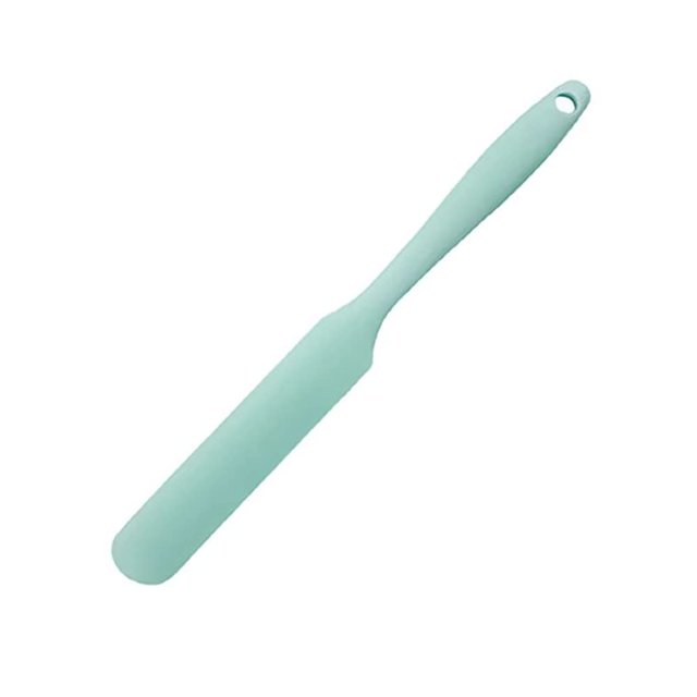 espátula de silicona verde nórdico, espátula sin costuras resistente al calor para cocinar, hornear y revolver