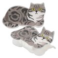 thumbnail image 1 of Pinces à Cheveux pour Chat 2 Pcs Forme d'Animal Multicolore pour Femmes et Filles Accessoires Cheveux 2.63x1.38x1.34 Po, 1 of 9