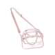 thumbnail image 5 of Bolso de hombro de PVC con correa ajustable extraíble, impermeable, cruzado, transparente Rosa, 5 of 9