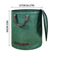 thumbnail image 3 of WIFKLSIIPG Sac à Ordures Réutilisable Couvert pour Cour Sac à Feuilles Surdimensionné Sac à Main Robuste pour Jardin Utilisé pour Nettoyer les Débris Extérieurs Feuilles et Coupures, 3 of 7