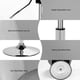 thumbnail image 4 of Costway Silla de Tocador de Terciopelo Moderna, Taburete de Maquillaje Ajustable Giratorio 360 Grados, Silla de Ocio con Respaldo & Base de Metal para Salón, Dormitorio y Oficina, Rosa/ Verde/ Gris, 4 of 6