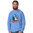 thumbnail image 5 of Vintage Cartoon All American Dad Bod Men's Long Sleeve Tee T Shirt Brisco Brands L, 5 of 6