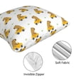 thumbnail image 4 of Throw Pillow Covers, Car Capybaras Soft Square Pillow Cases with Invisible Zipper for Couch Bed Sofa, Farmhouse Fall Home Decor 20"x20", 4 of 7