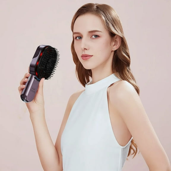 Hwkond Hair Brushes for Women Oil Misting Massage Comb Misting Hair Care Vibration Scalp Scalp Massage Comb Plasma Near Infrared Light Massage Comb