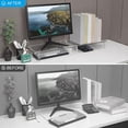 thumbnail image 4 of HannLk Desktop Monitor Computer Storage Lifting Rack Acrylic Printer Laptop Risers, 4 of 10
