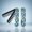 Two teeth, variant on Zeiwohndc Men Folding Comb With Color Design For Textured Hair Styling Brush Gift