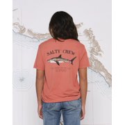 Salty Crew Women's Bruce Boyfriend Relaxed Fit Premium Tee T-Shirt (Small, Sunset)