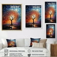 thumbnail image 4 of Designart "Abstract Baobab Vibrancy" Tree Baobab Floater Framed Wall Decor, 4 of 5