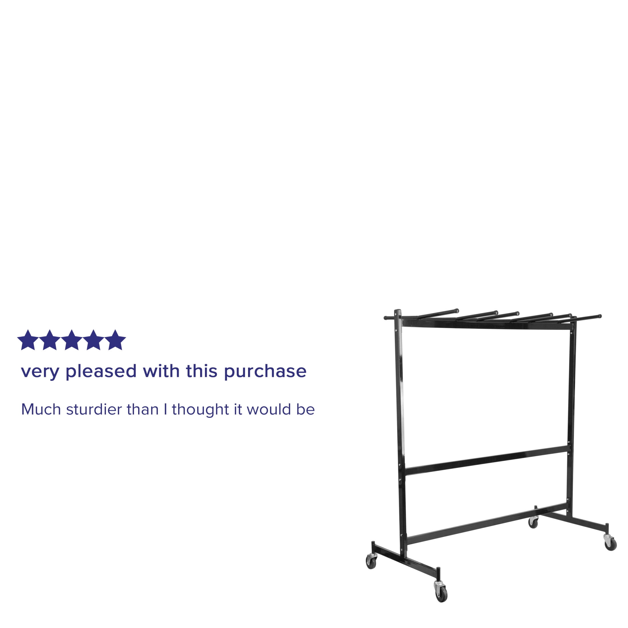 Flash Furniture Falon Chair and Table Combo Dolly