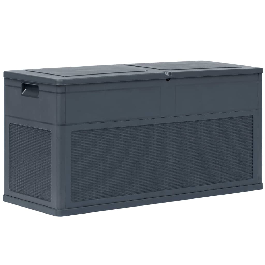 Snikken bak combineren vidaXL Garden Storage Box 84.5 gal Outdoor Tool Case Organizer Multi Colors  - Walmart.com