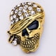 thumbnail image 2 of Broches para las mujeres Glitter Aleación Pechuza Halloween Vintage Joyería Esqueleto Patrón Regalos Mantón Accesorios para Homme Party Antiguo Oro Advancent  AP004668-01, 2 of 7