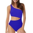 thumbnail image 2 of Traje de Baño con Falda Inferior Conservador Color Sólido Traje de Baño, 2025 Primavera Moda Dividida Conjunto Conjunto, 2 of 4