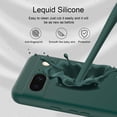 thumbnail image 3 of Designed for Google Pixel 8a Case, Slim Liquid Silicone for Women Men with Scratch-Resistant Microfiber Lining Shockproof Soft Silicone Protective Phone Case for Google Pixel 8a (DarkGreen), 3 of 8