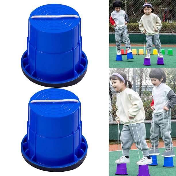 Échasses D'équilibre Pour Enfants – Jeu De Plein Air, Motricité, Coordination, Intégration Sensorielle, Capacité 100 Kg, PP, Lot D'1 Paire