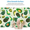 thumbnail image 3 of Gaming Mouse Pad Green Avocado Pattern Large NonSlip Rubber Base Ideal for Gaming and Office Use Add a Fresh and Stylish Touch to Your Desk (11.8"x31.5"), 3 of 6